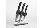 Набор из 3 кухонных керамических ножей Samura в подставке Eco-Ceramic SKC-001BP